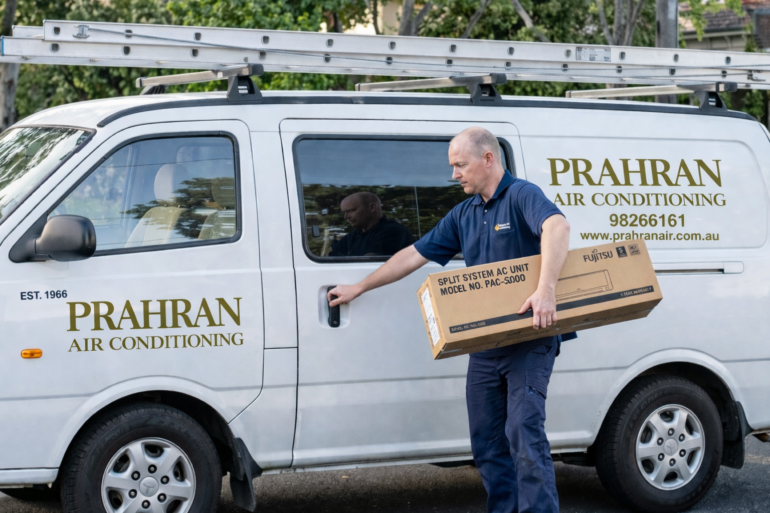 Prahran Air Conditioning team van